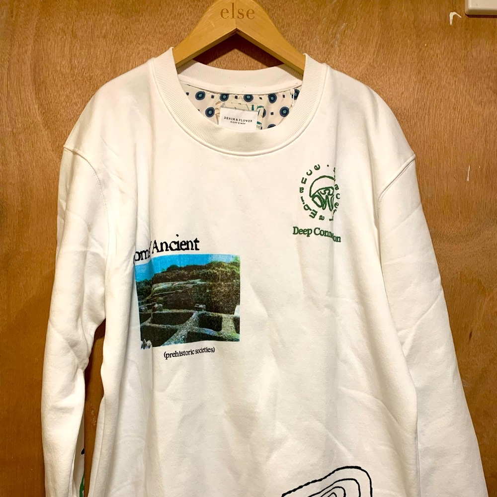 DENIM & FLOWER “DEEP CONNECTION”  SZ XL SWEATER